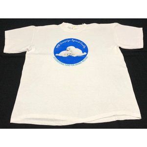 IFAW 1998 Campaign Against Cruelty T-Shirt Vtg Pet Animal Welfare Tee Size 2XL